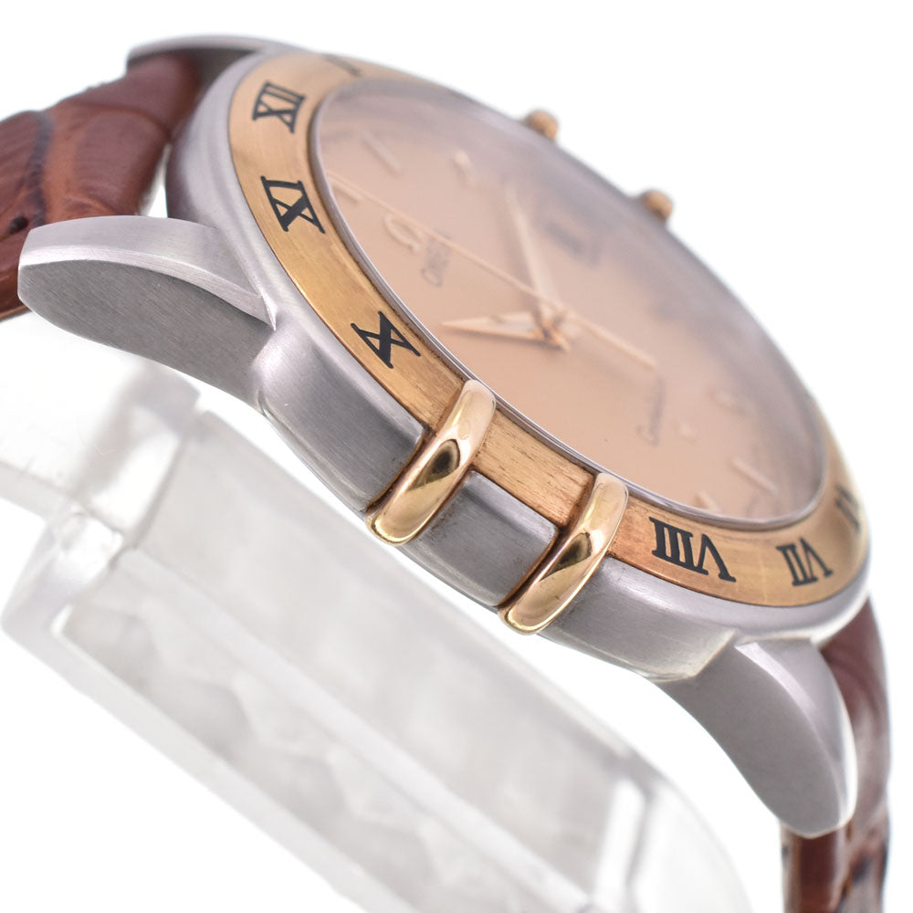 OMEGA Constellation YG Bezel Date gold Dial Quartz Men's
 Watch B#144106