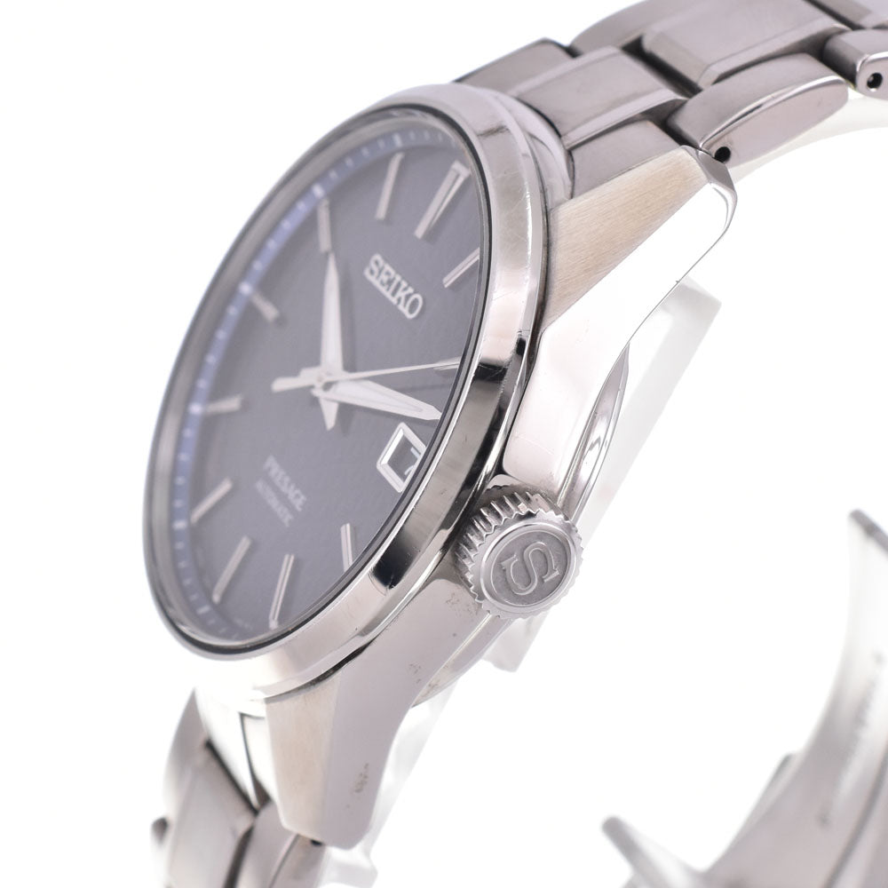 with paper SEIKO Presage SARX077 Date see-through back blue Dial Automatic Men's
 Watch B#144108