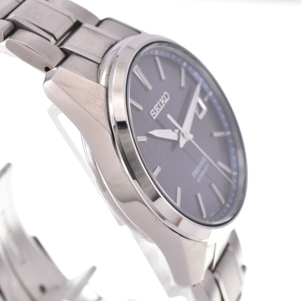 with paper SEIKO Presage SARX077 Date see-through back blue Dial Automatic Men's
 Watch B#144108