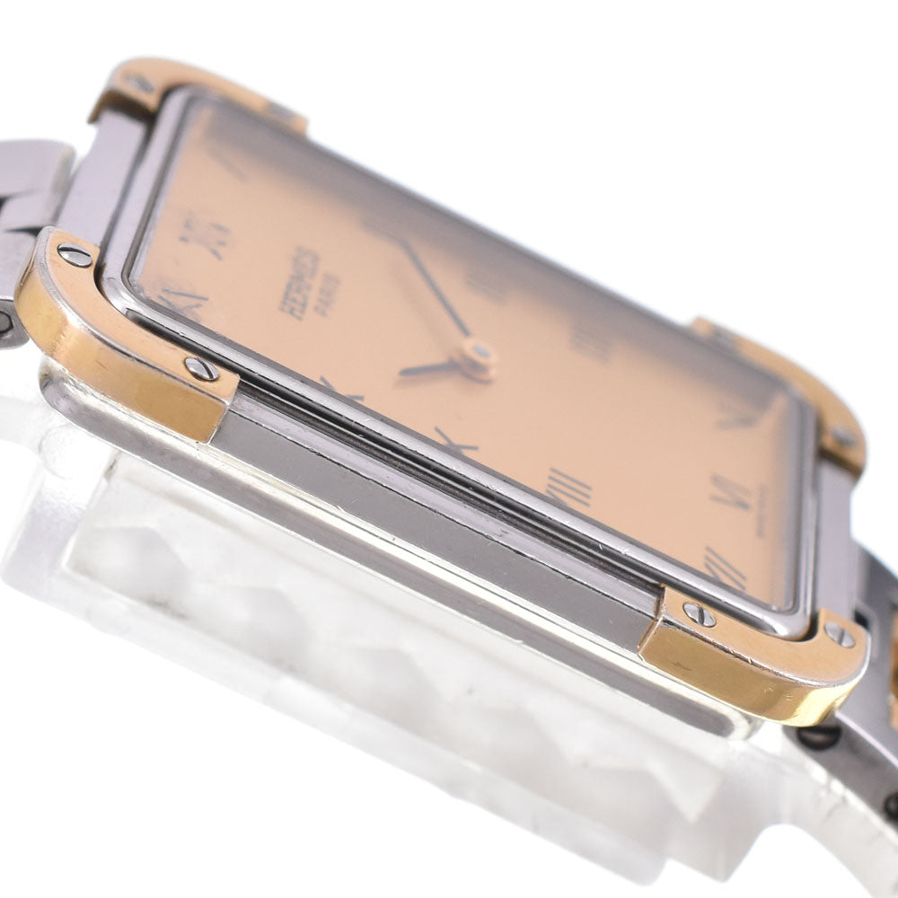 HERMES Clojure Stainless Steel/Gold Plated gold Dial Quartz Ladies
 Watch E#144111