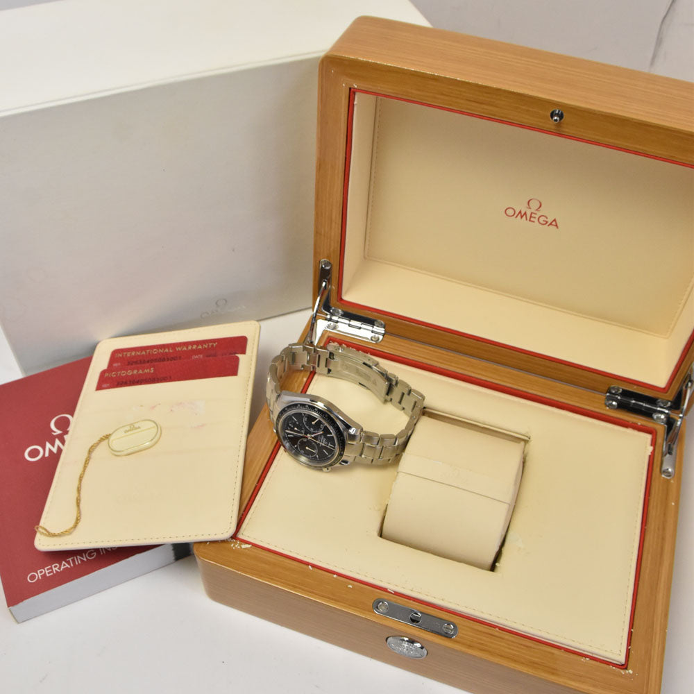 with paper OMEGA Speedmaster Racing Co-Axial 326.30.40.50.01.001 Chronograph black Dial Automatic Men's
 Watch B#144112