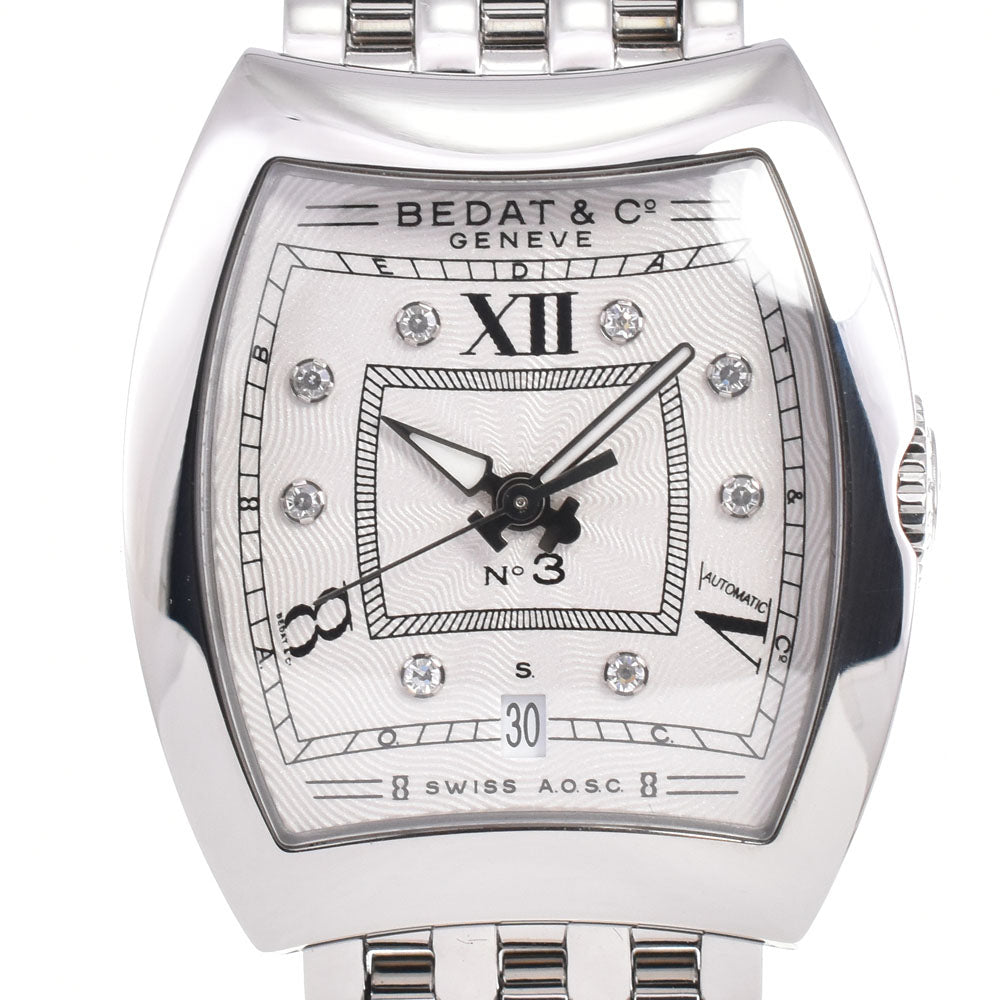 with paper BEDAT&Co No3 314.011.109.B 8P diamond date Silver Dial Automatic Ladies
 Watch B#144115
