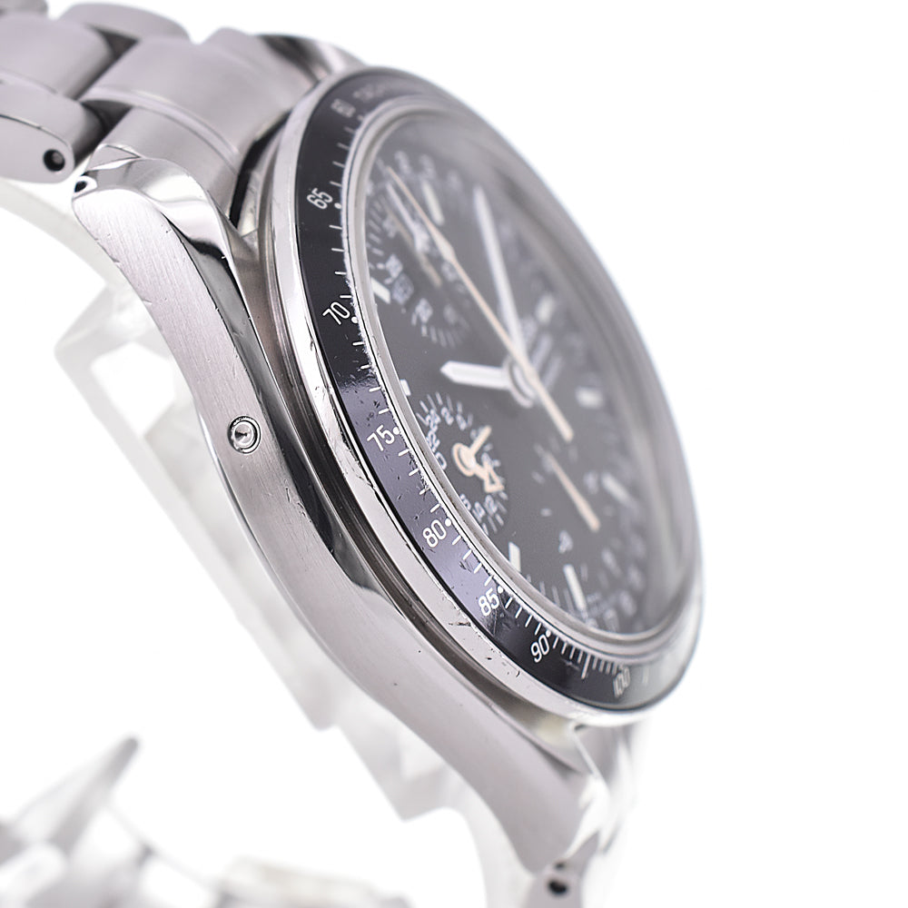 with paper OMEGA Speedmaster 3520.50 Mark 40 Cosmos Triple calendar chronograph black Dial Automatic Men's
 Watch D#144120