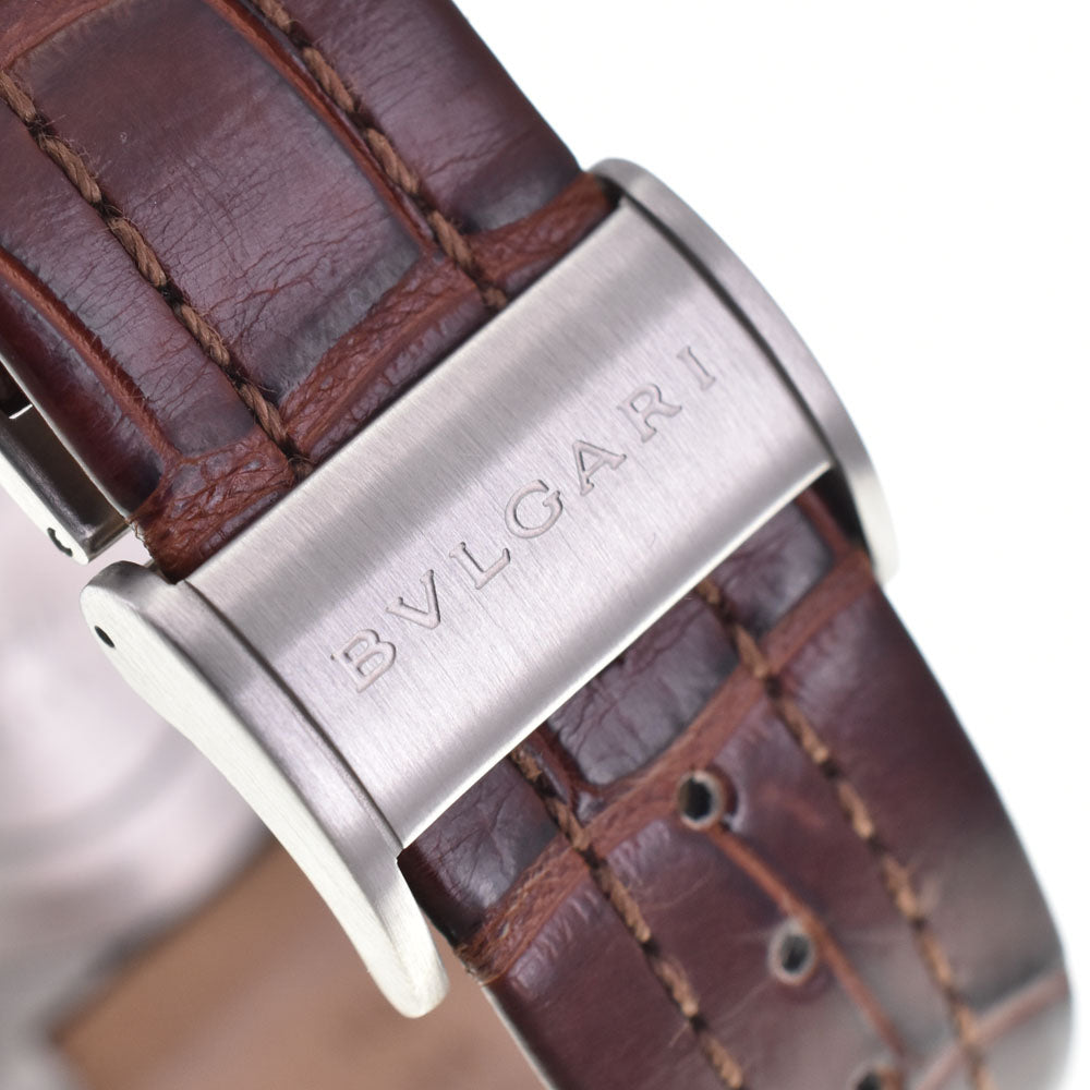 with paper BVLGARI Elgon EG35SCH Chronograph Date Silver Dial Automatic Unisex
 Watch C#144127