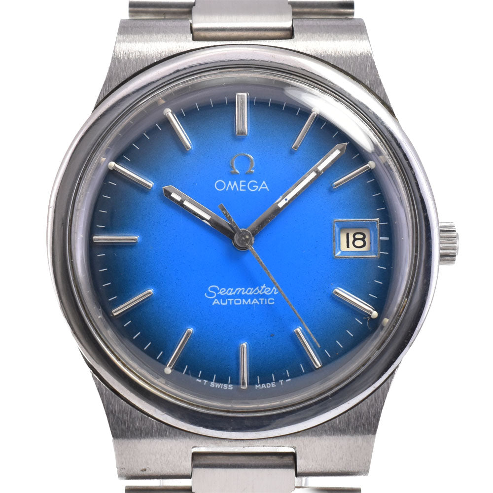 OMEGA Seamaster 166.0174 vintage Date Cal.1012 Blue gradation Dial Automatic Men's
 Watch C#144130