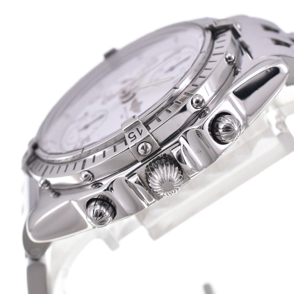 with paper BREITLING Chronomat Date A13050.1 white Dial Automatic Men's
 Watch C#144132