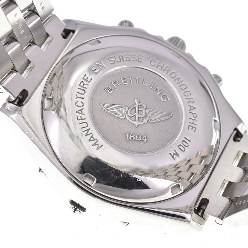 with paper BREITLING Chronomat Date A13050.1 white Dial Automatic Men's
 Watch C#144132