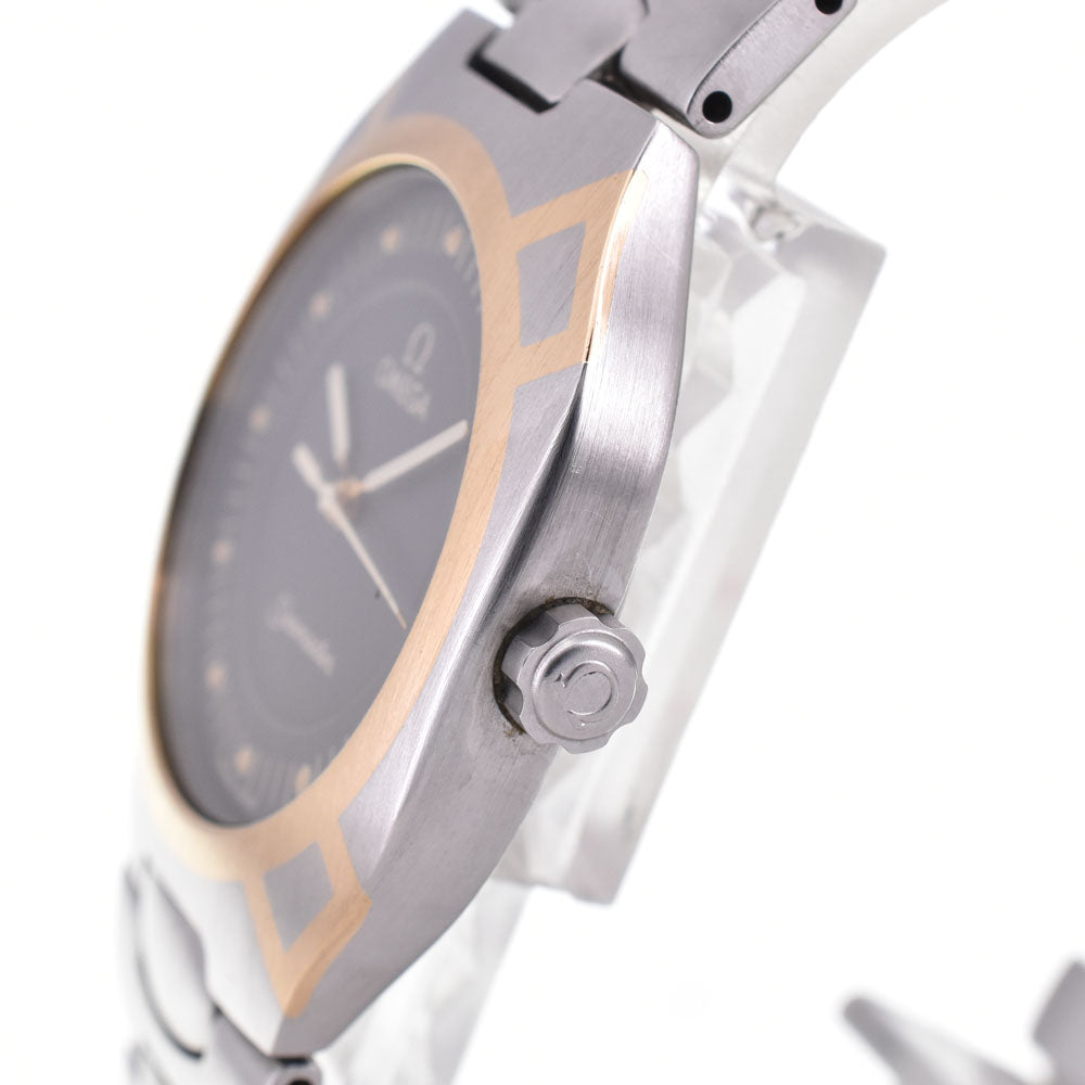 OMEGA Seamaster Polaris vintage Stainless Steel/K18 Date gray Dial Quartz Men's
 Watch B#144137