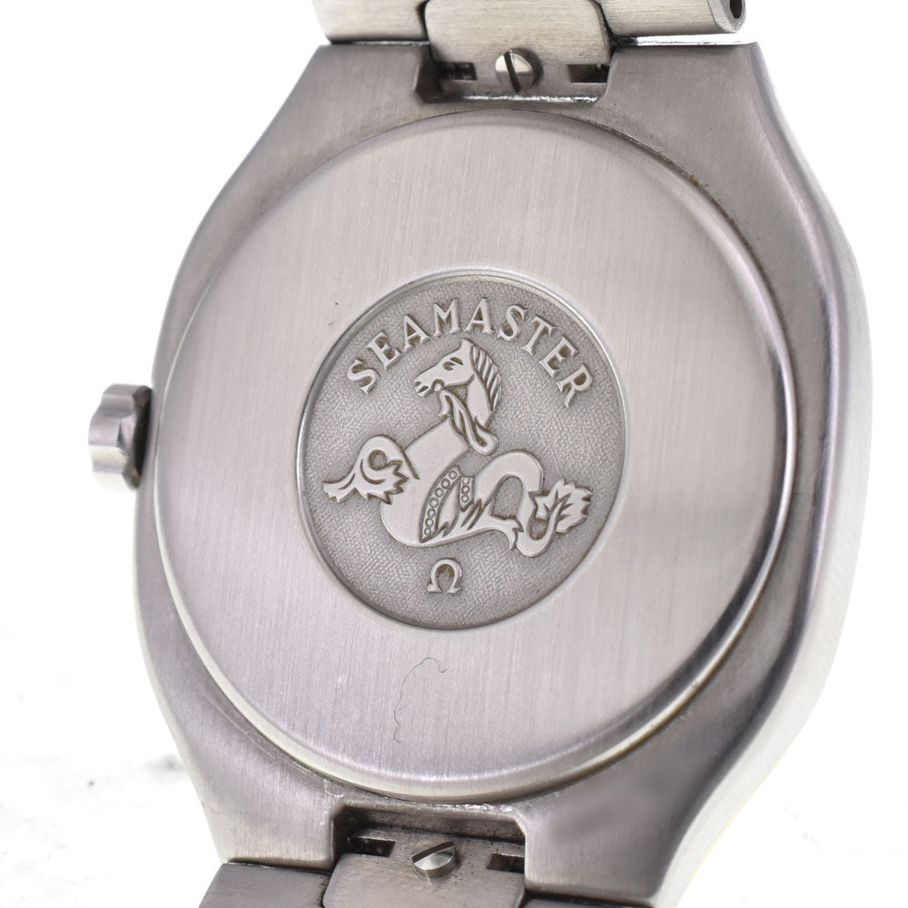 OMEGA Seamaster Polaris vintage Stainless Steel/K18 Date gray Dial Quartz Men's
 Watch B#144137