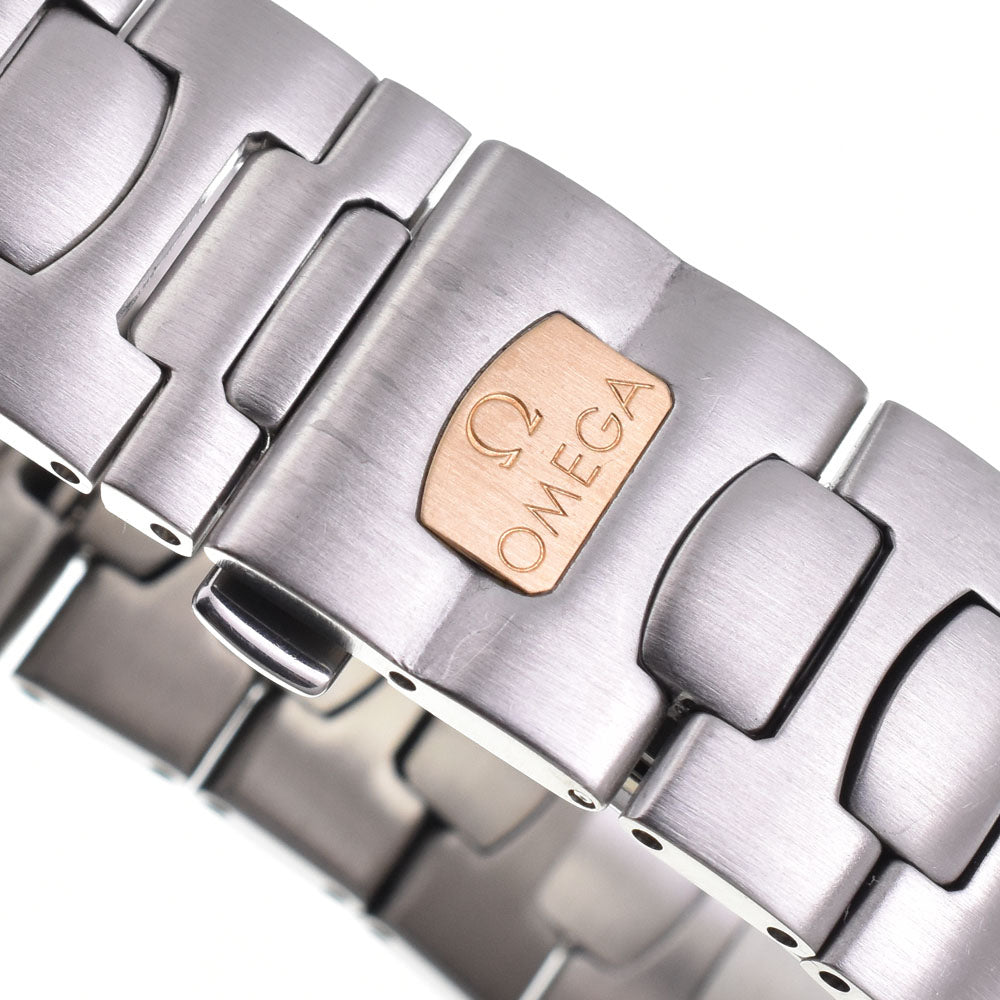 OMEGA Seamaster Polaris vintage Stainless Steel/K18 Date gray Dial Quartz Men's
 Watch B#144137