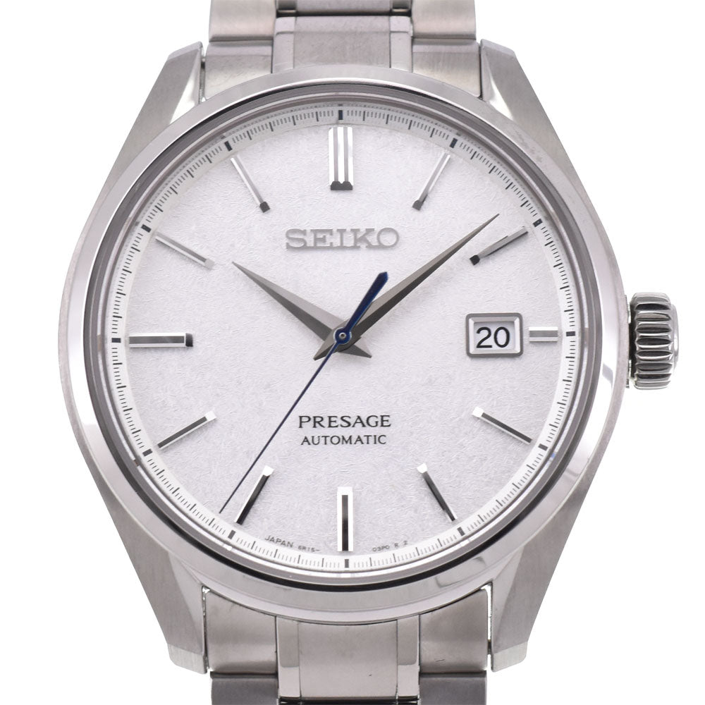 with paper SEIKO Pureza SARX055/6R15-04A0 titanium Silver Dial Automatic Men's
 Watch B#144140