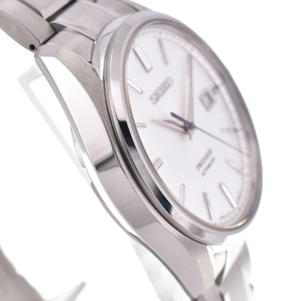 with paper SEIKO Pureza SARX055/6R15-04A0 titanium Silver Dial Automatic Men's
 Watch B#144140