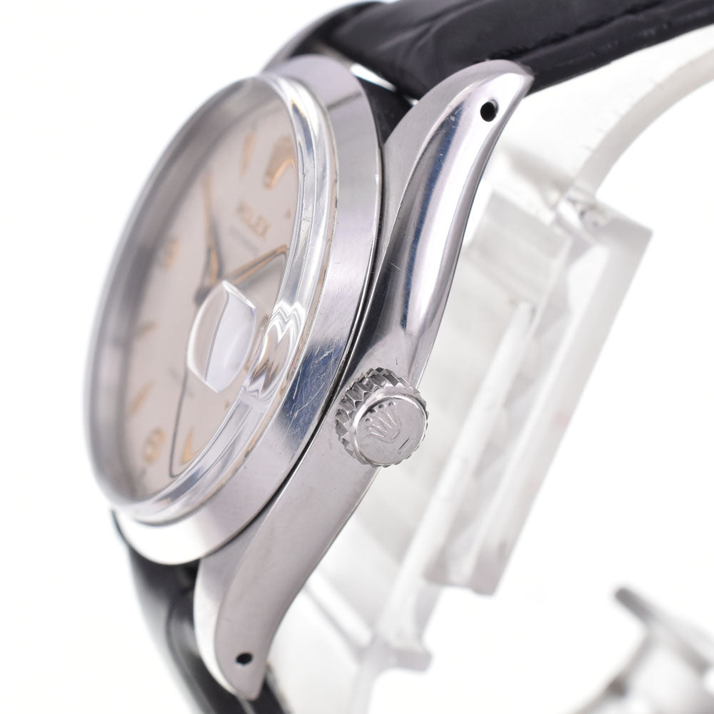 ROLEX Oyster Date Precision 6494 vintage Cal.1210 Silver Dial Hand Winding Men's
 Watch B#144143