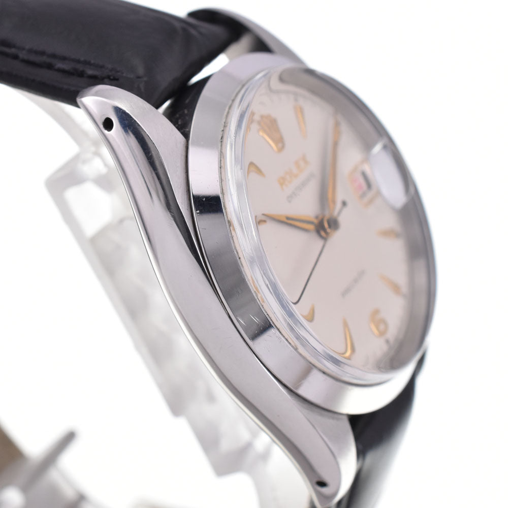 ROLEX Oyster Date Precision 6494 vintage Cal.1210 Silver Dial Hand Winding Men's
 Watch B#144143