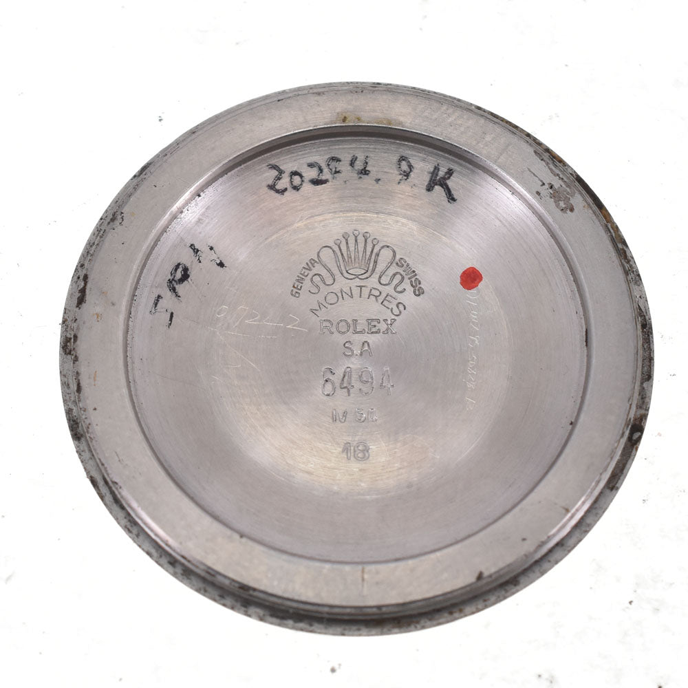 ROLEX Oyster Date Precision 6494 vintage Cal.1210 Silver Dial Hand Winding Men's
 Watch B#144143