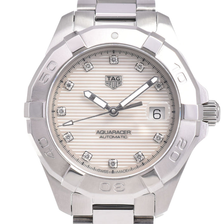 with paper TAG HEUER Aqua racer WBD2313.BA0740 11P Diamond White shell Dial Automatic Ladies
 Watch B#144148