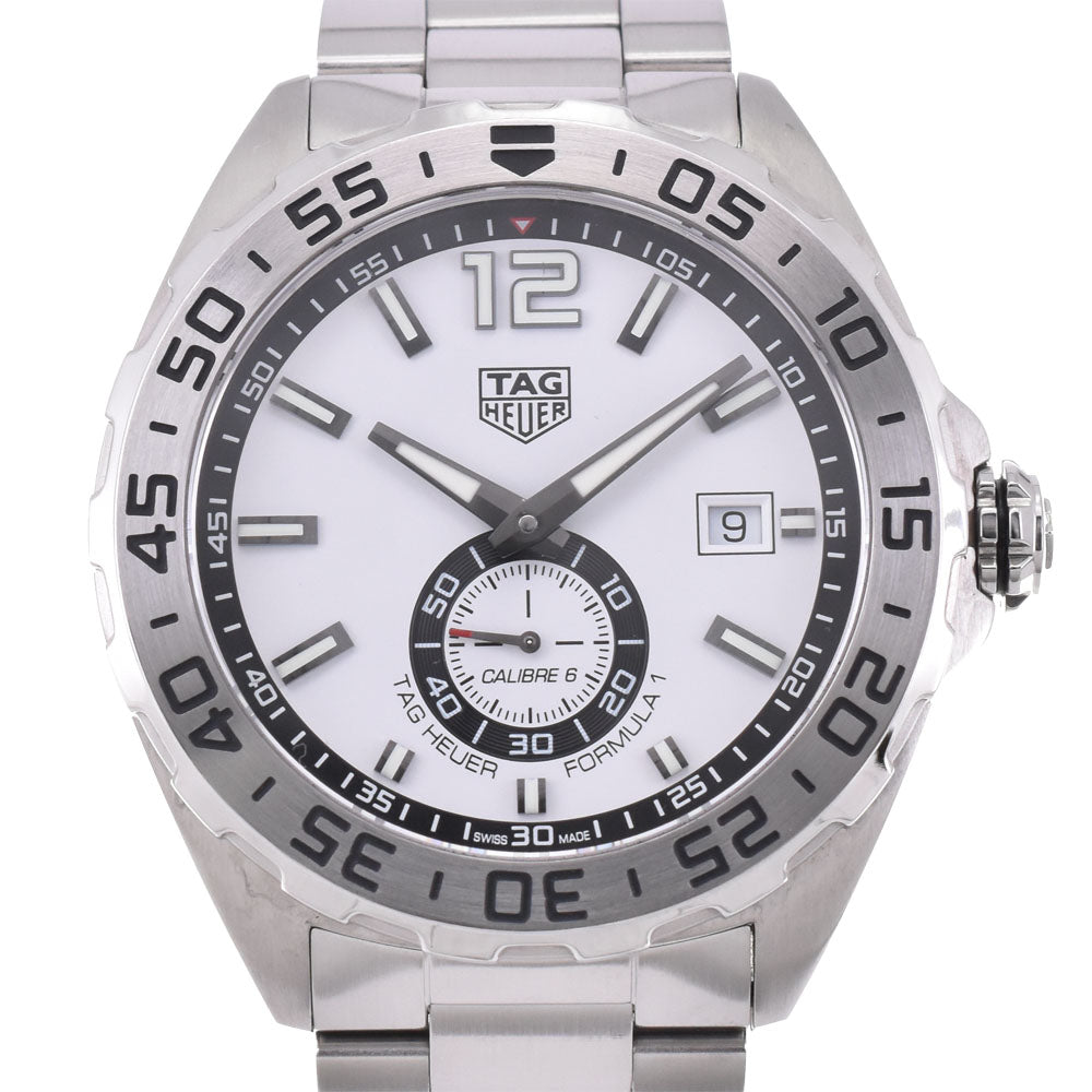 with paper TAG HEUER Formula 1 WAZ2013.BA0842 white Dial Automatic Men's
 Watch B#144149