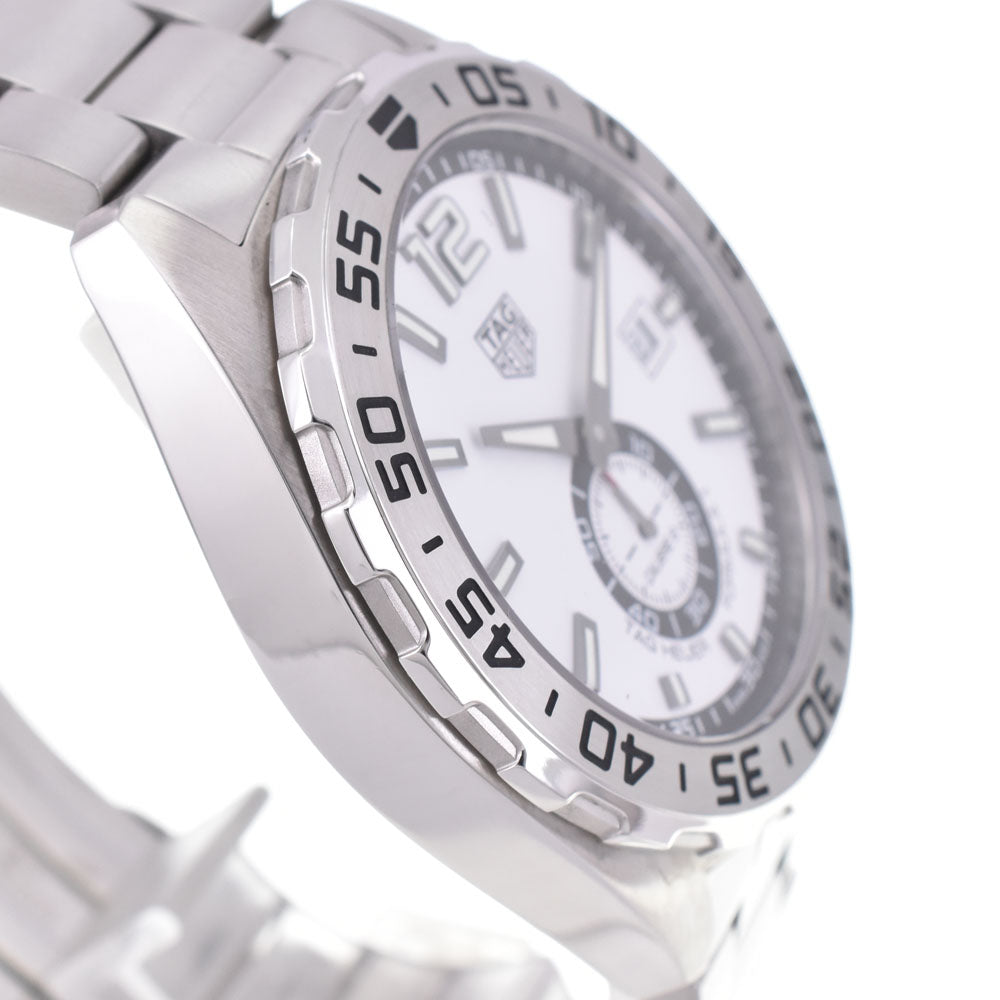 with paper TAG HEUER Formula 1 WAZ2013.BA0842 white Dial Automatic Men's
 Watch B#144149