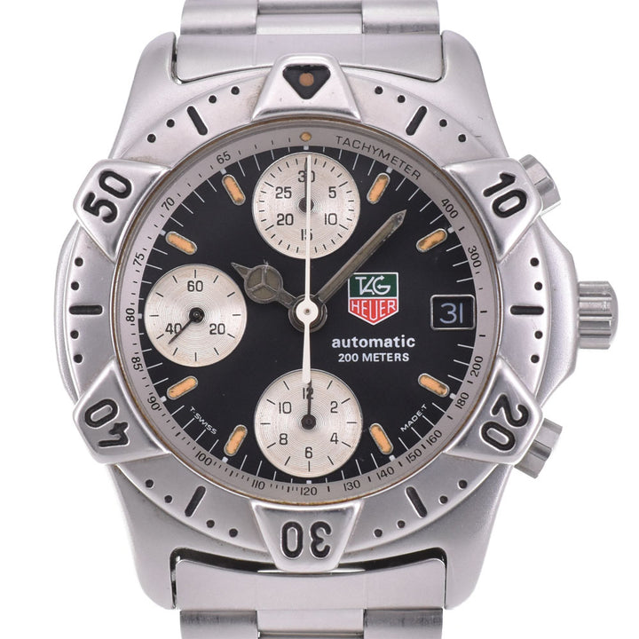 TAG HEUER 2000 series 740.306 Chronograph Date Black / Silver Dial Automatic Men's
 Watch B#144151
