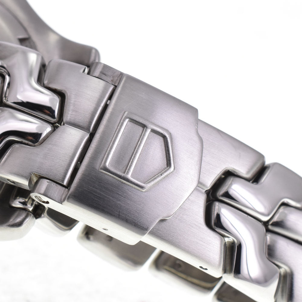 TAG HEUER Link WT1113 Date Stainless Steel blue Dial Quartz Men's
 Watch H#144153