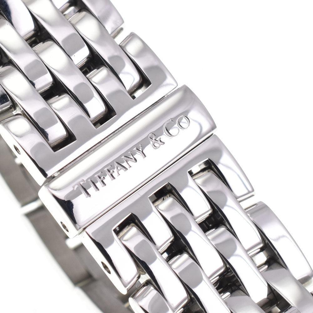 TIFFANY&Co. Mark Coupe Diamond Bezel 21932523 Small second Silver Dial Quartz Ladies
 Watch B#144155