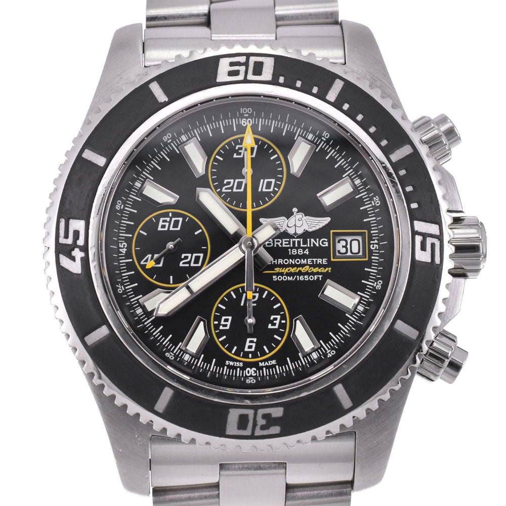 BREITLING Super Ocean A13341 Chronograph Date black Dial Automatic Men's
 Watch A#144158