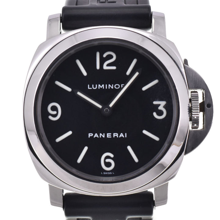 PANERAI Luminor base PAM00112 black Dial Hand Winding Men's
 Watch B#144160