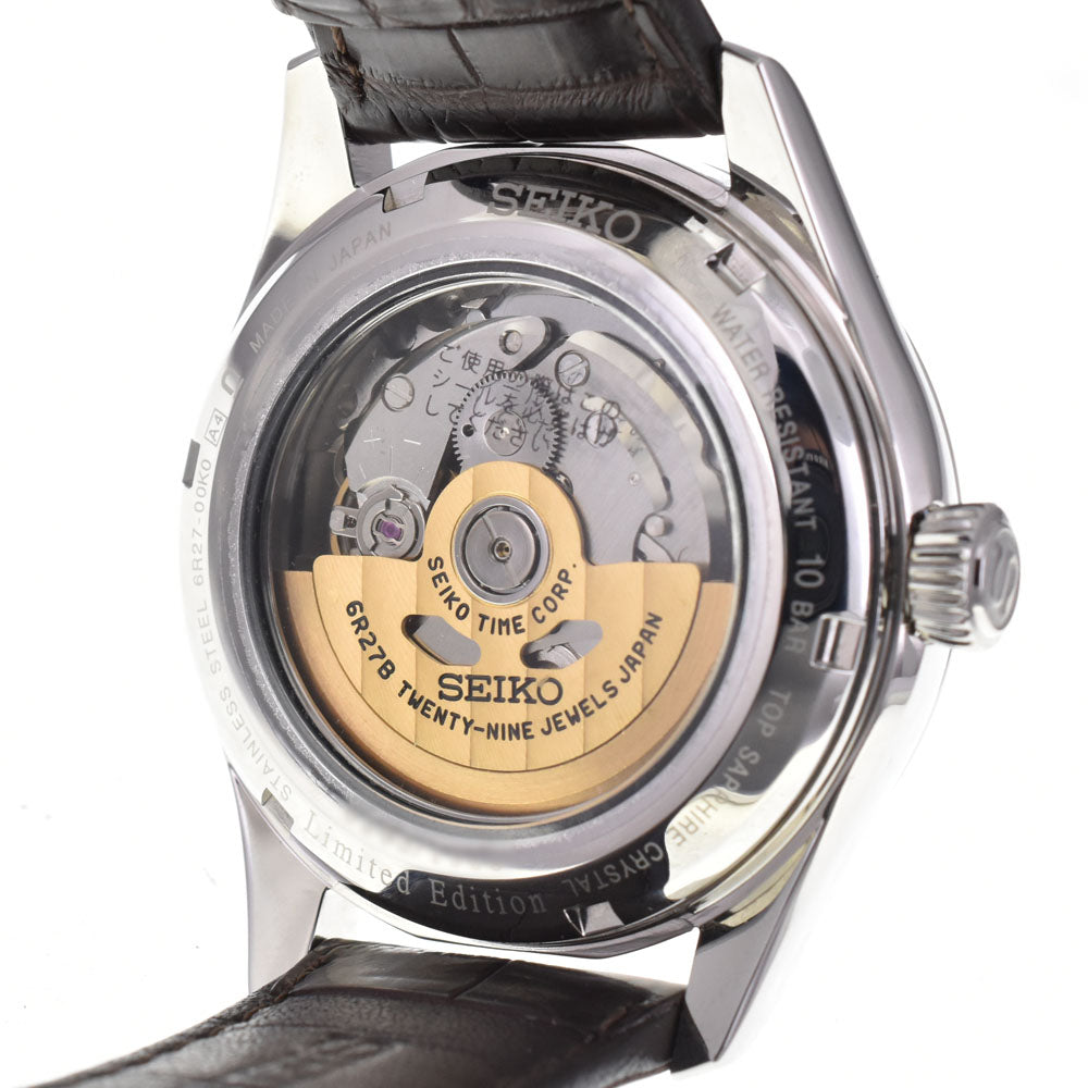 with paper SEIKO Presage SARW027 Limited to 1,956 pieces worldwide Silver Dial Automatic Men's
 Watch A#144161