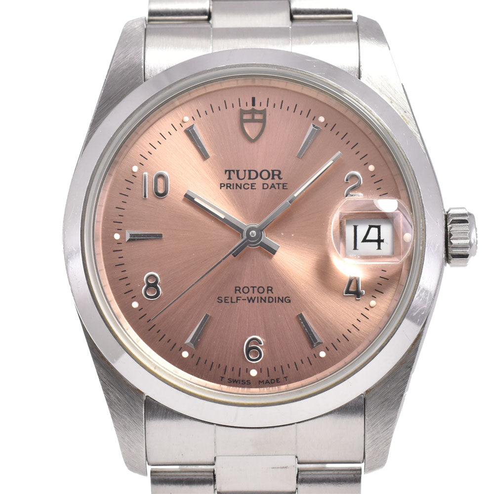 TUDOR Prince Date 72000 salmon pink Dial Automatic Boy's
 Watch B#144163