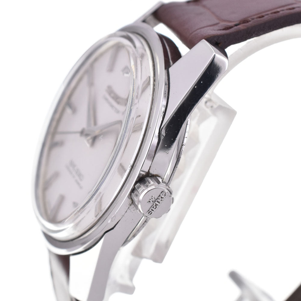 SEIKO King Seiko 4420-9990 Chronometer Lion Medallion Silver Dial Hand Winding Men's
 Watch A#144165