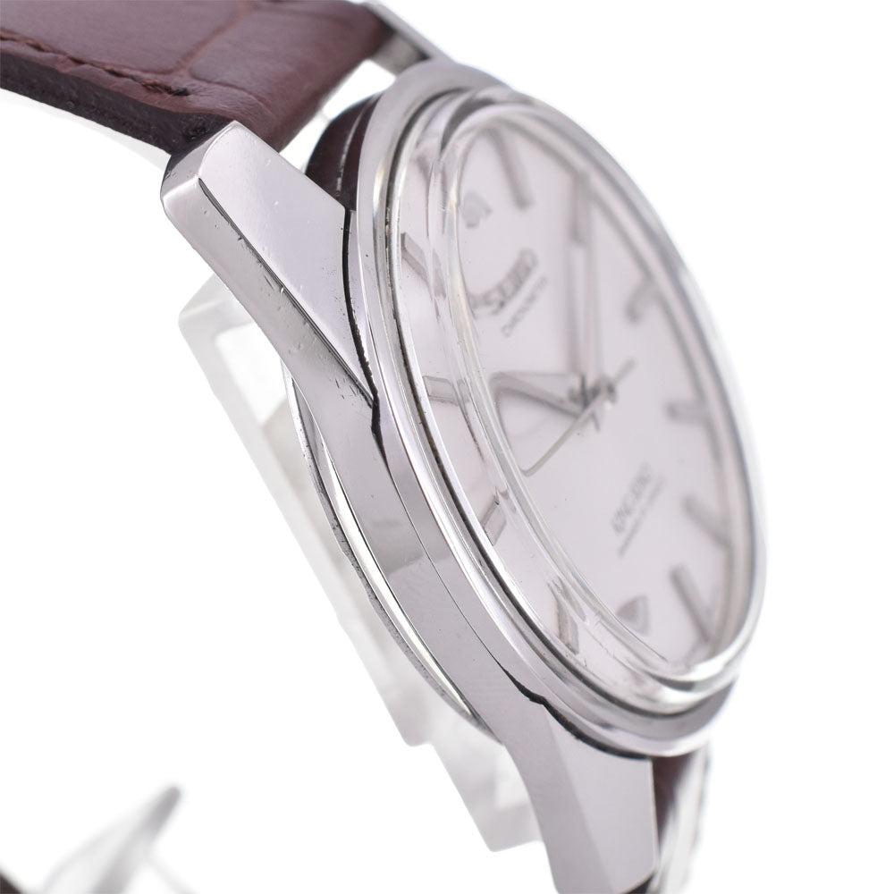 SEIKO King Seiko 4420-9990 Chronometer Lion Medallion Silver Dial Hand Winding Men's
 Watch A#144165