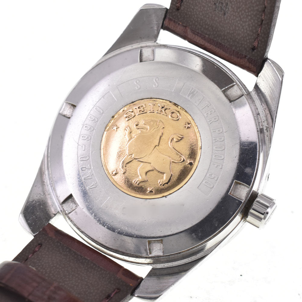 SEIKO King Seiko 4420-9990 Chronometer Lion Medallion Silver Dial Hand Winding Men's
 Watch A#144165