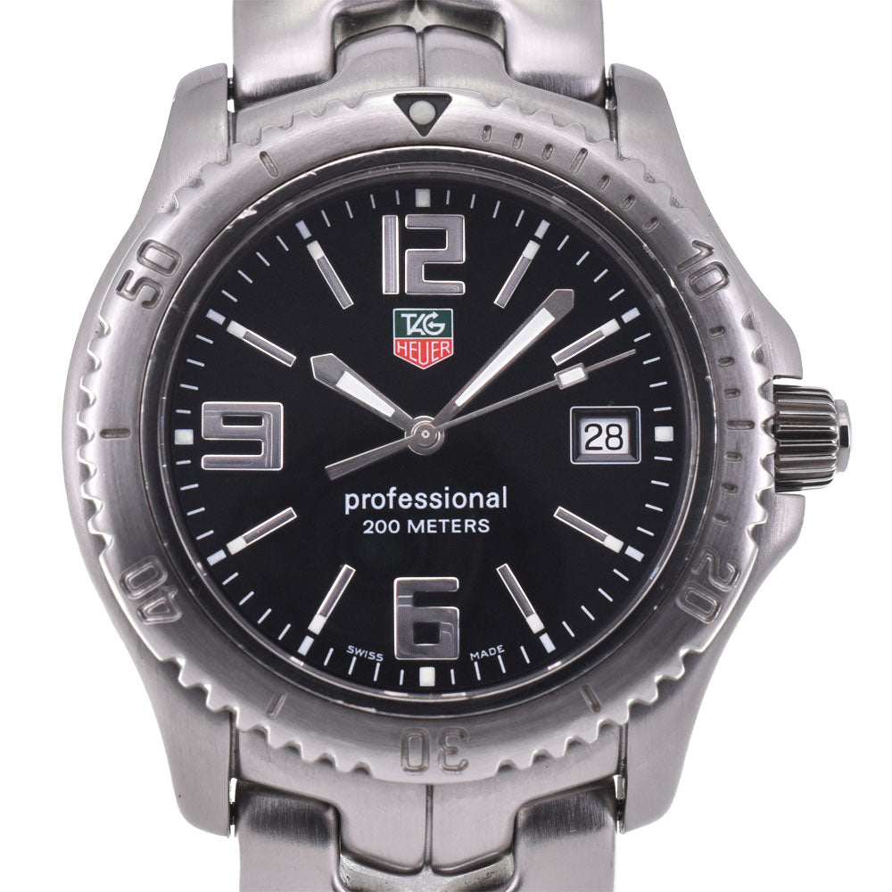 with paper TAG HEUER Link WT1110.BA0550 Date black Dial Quartz Men's
 Watch A#144167