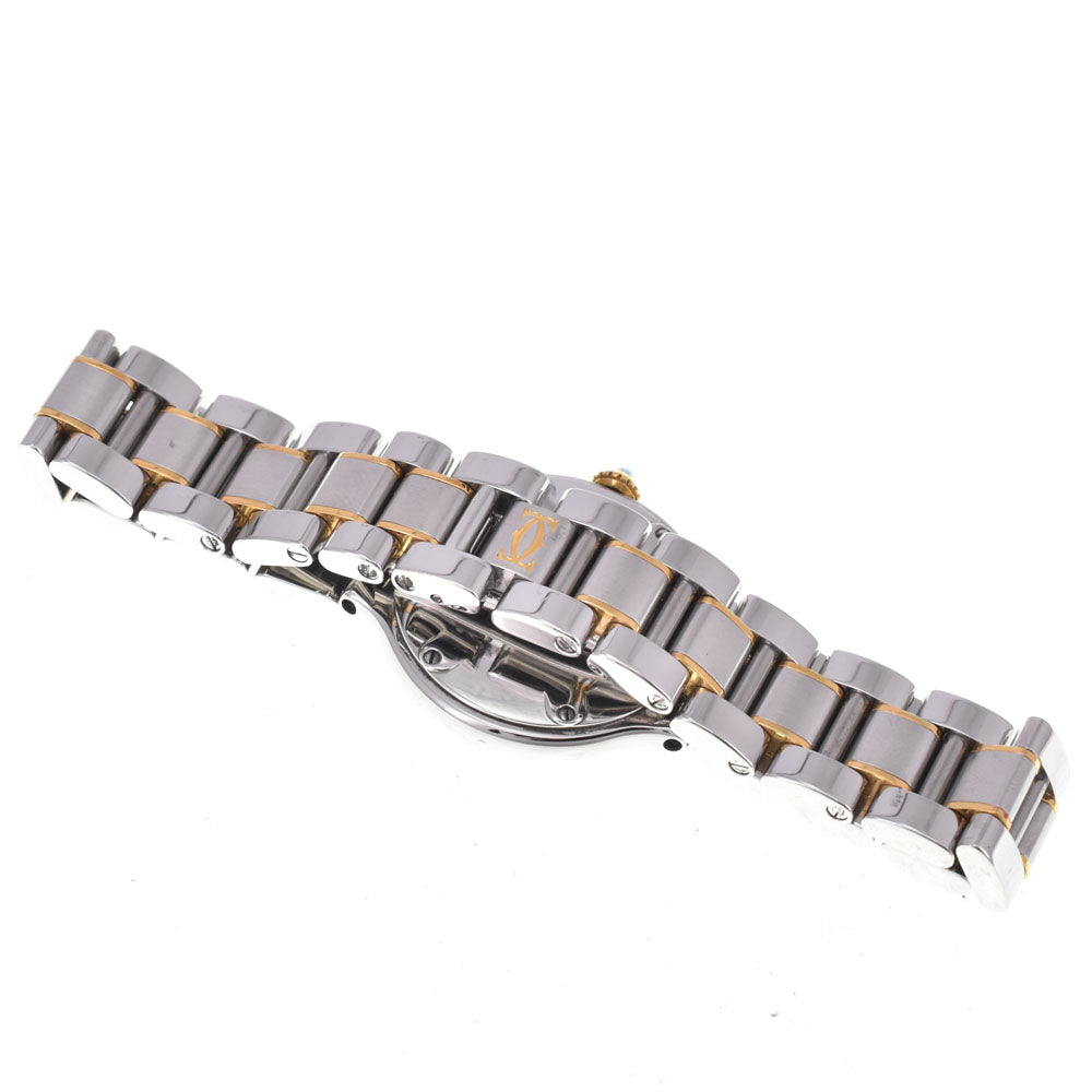 CARTIER Must21 Vantian W10075R6 Stainless Steel/Gold Plated Silver Dial Quartz Ladies
 Watch A#144172