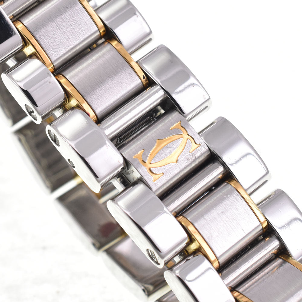 CARTIER Must21 Vantian W10075R6 Stainless Steel/Gold Plated Silver Dial Quartz Ladies
 Watch A#144172