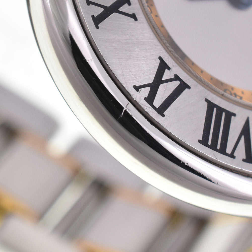 CARTIER Must21 Vantian W10075R6 Stainless Steel/Gold Plated Silver Dial Quartz Ladies
 Watch A#144172