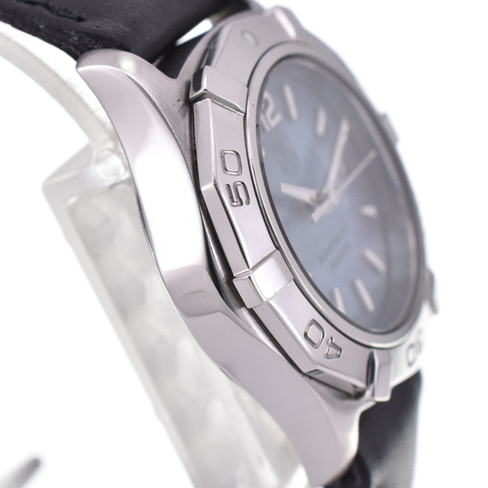 with paper TAG HEUER Aqua racer WAF1417 Blue shell Dial Quartz Ladies
 Watch B#144177