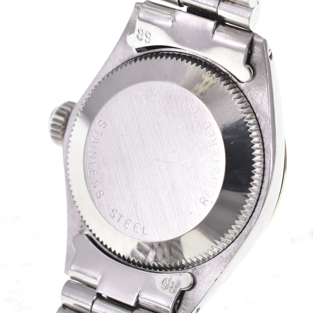 ROLEX Oyster perpetual date 6517 vintage WG bezel Cal.1161 Silver Dial Automatic Ladies
 Watch C#144182