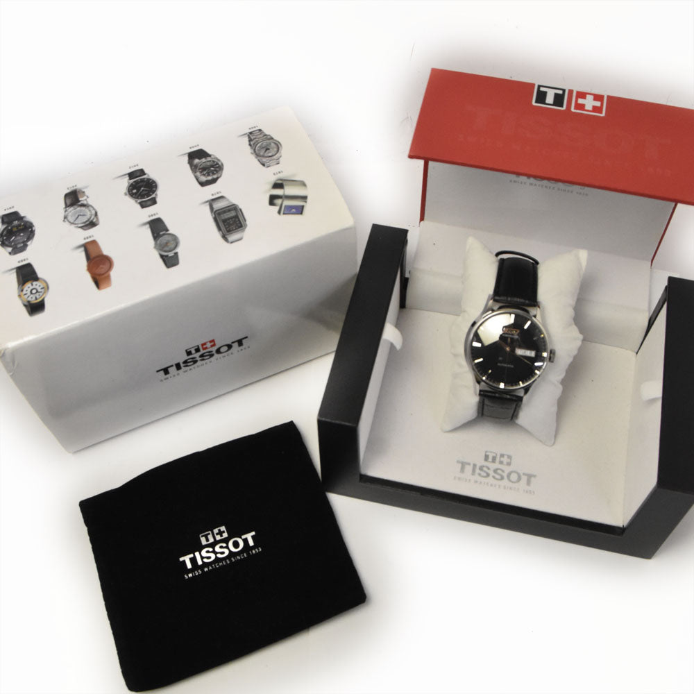 with paper TISSOT Heritage Visodate T019.430.16.051.01 black Dial Automatic Men's
 Watch B#144184