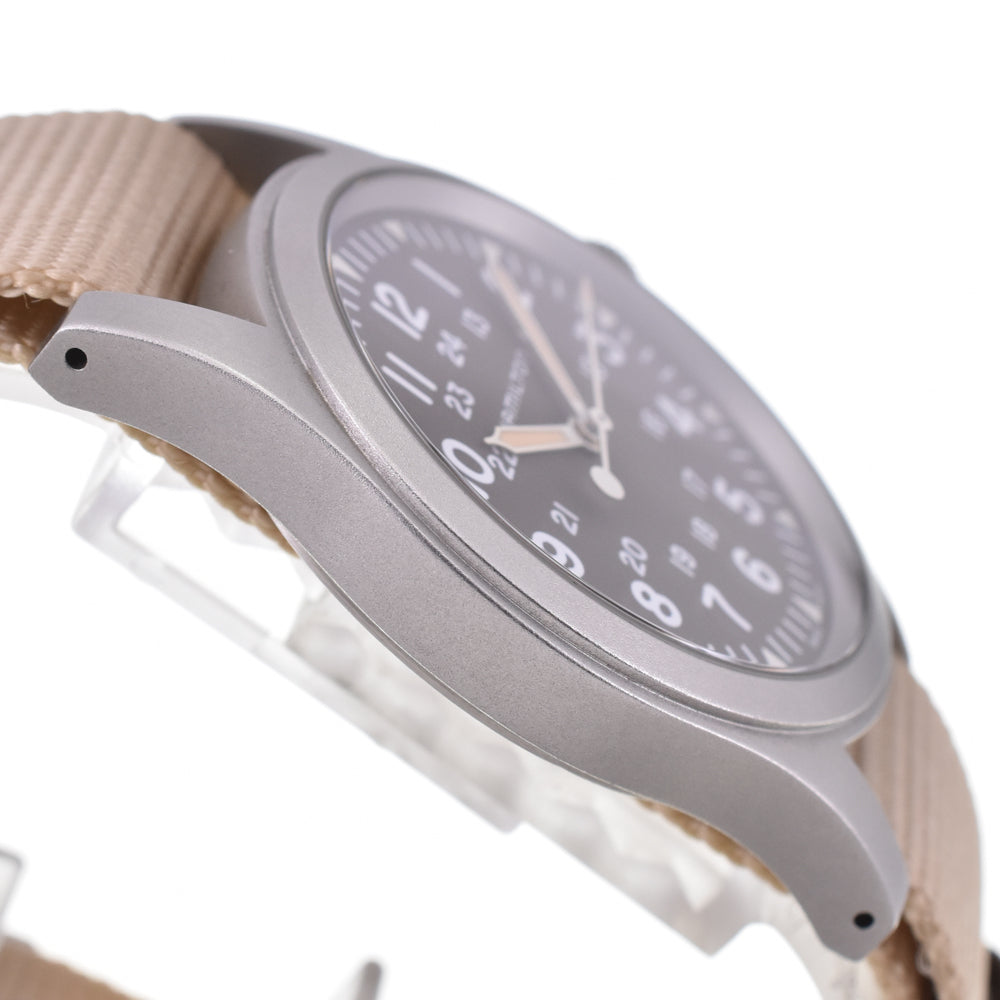 with paper HAMILTON Khaki field H694290 Brown Dial Hand Winding Men's
 Watch I#144191