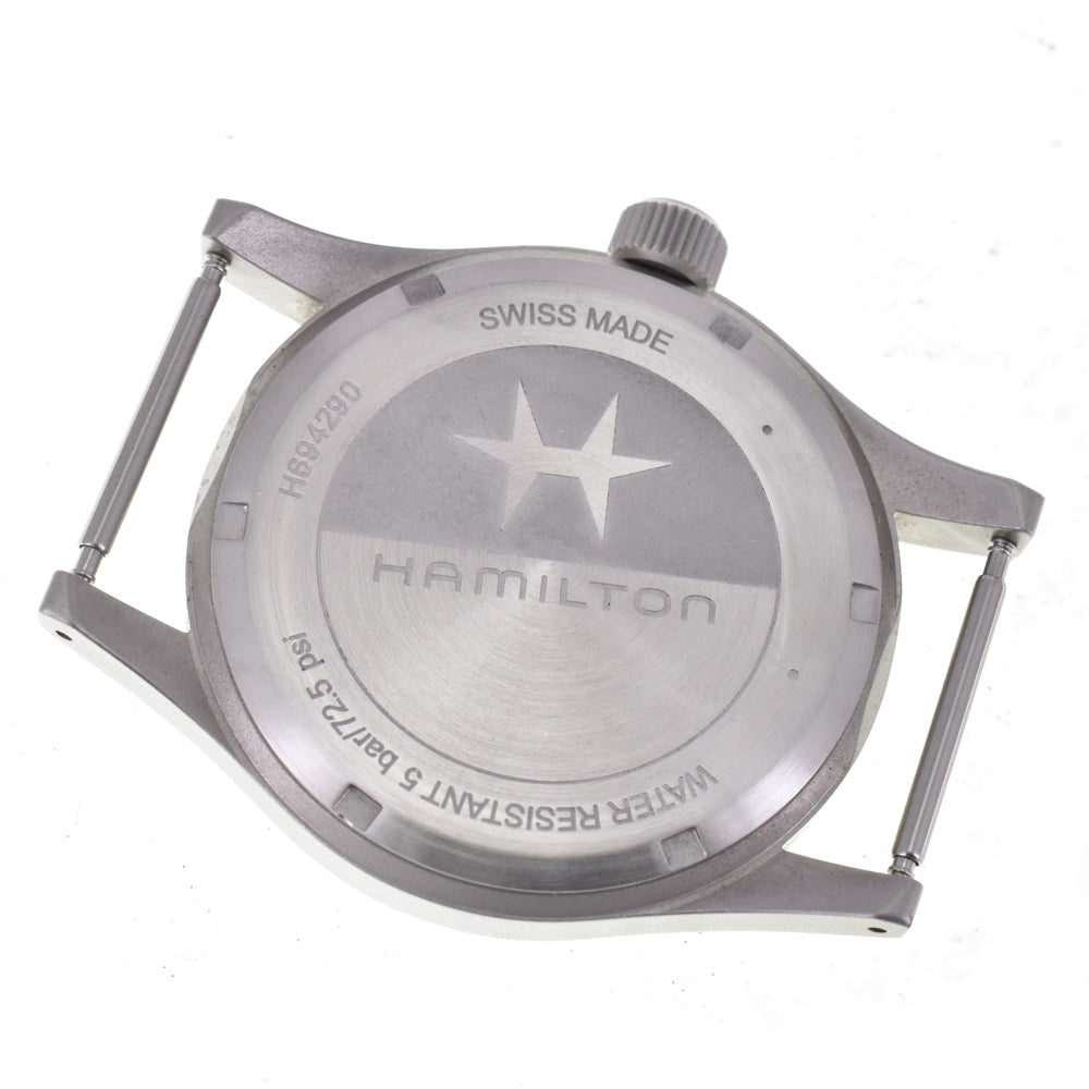 with paper HAMILTON Khaki field H694290 Brown Dial Hand Winding Men's
 Watch I#144191