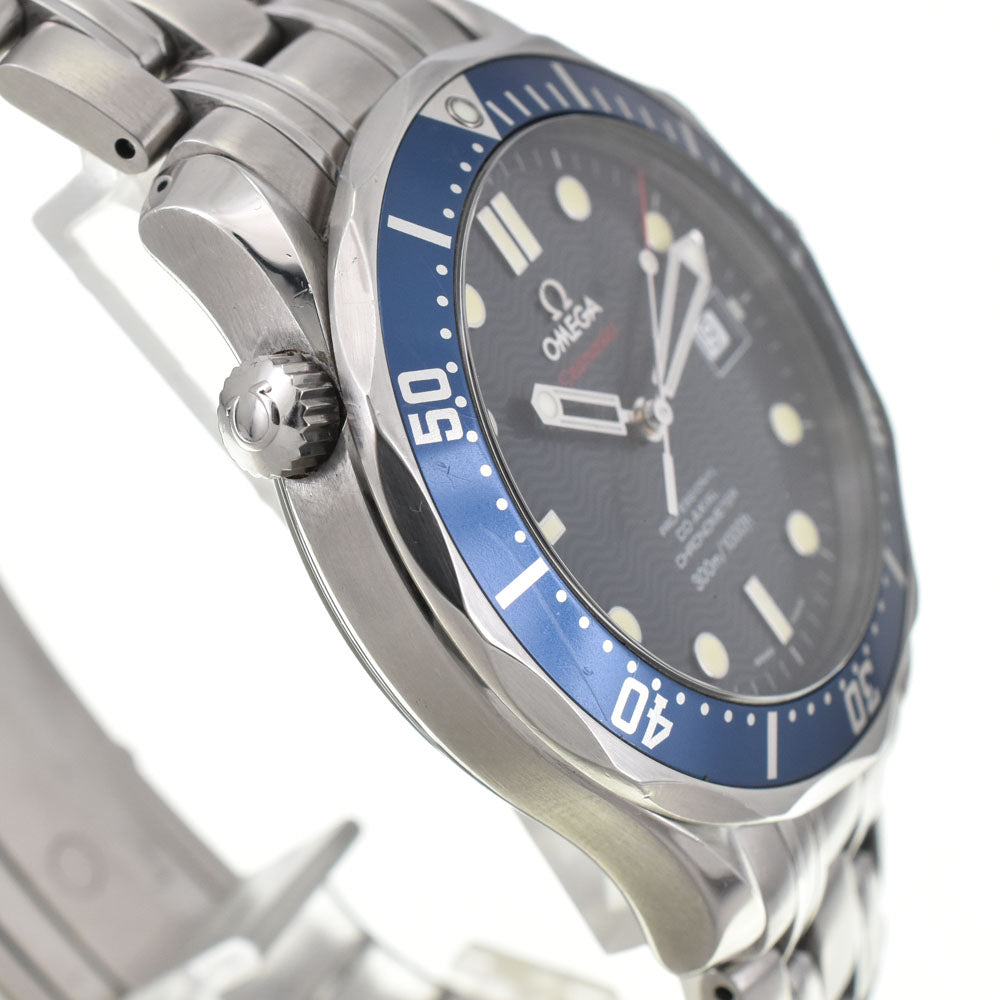with paper OMEGA Seamaster Professional 300M 2220.80 Date Co-axial Chronometer Navy Dial Automatic Men's
 Watch D#144194