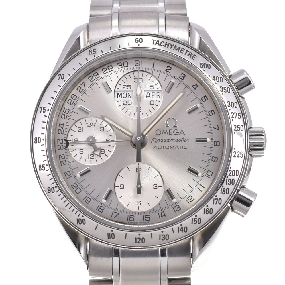 with paper OMEGA Speedmaster 3523.30 Triple calendar Silver Dial Automatic Men's
 Watch C#144197