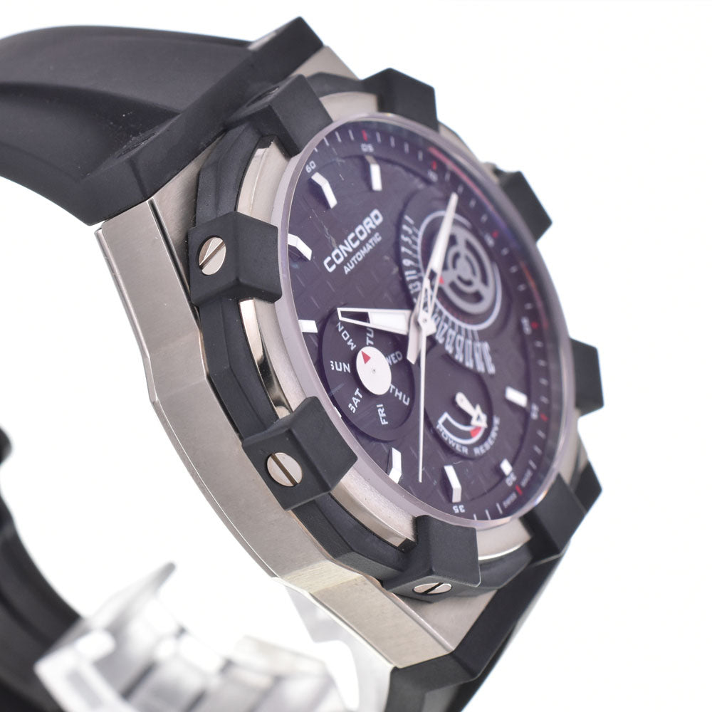 with paper Concord C1 01.5.40.1020 Retrograde Day Date black Dial Automatic Men's
 Watch B#144205