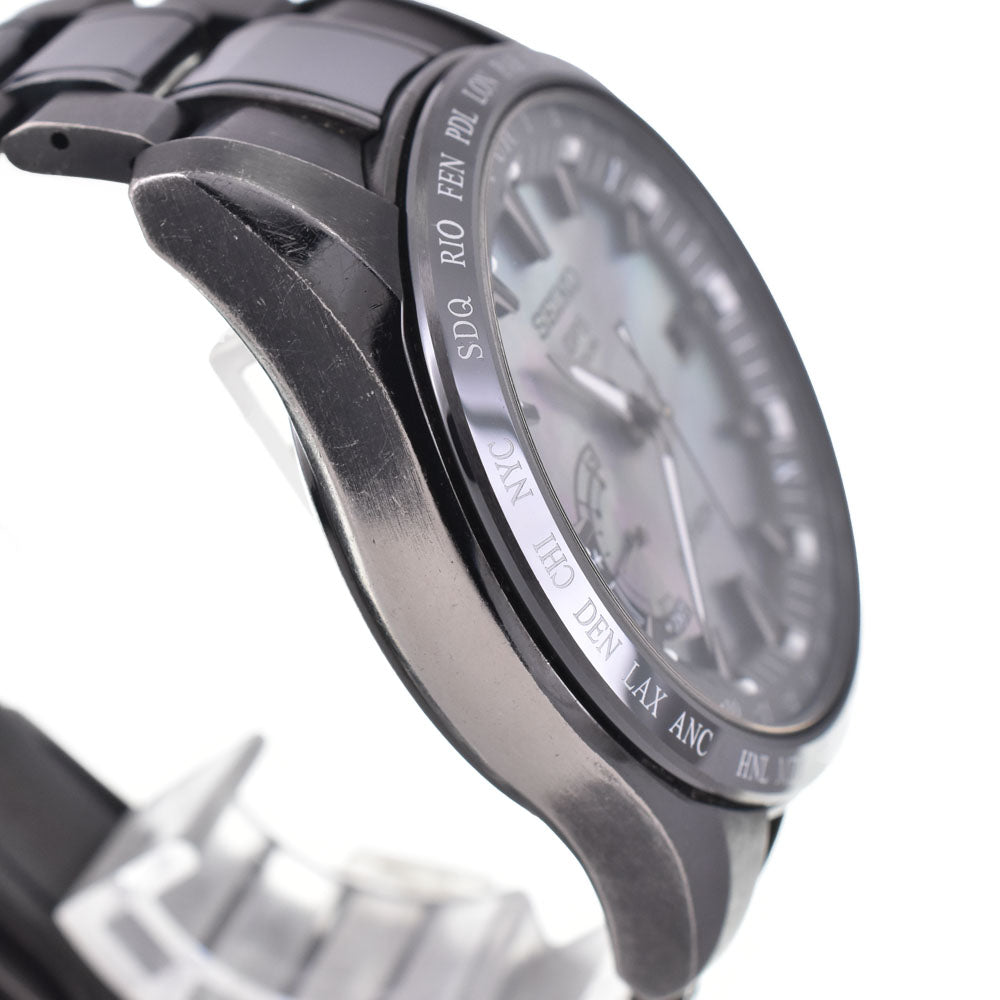 SEIKO Astron SBXB091 titanium Black shell Dial GPS Solar Men's
 Watch B#144207