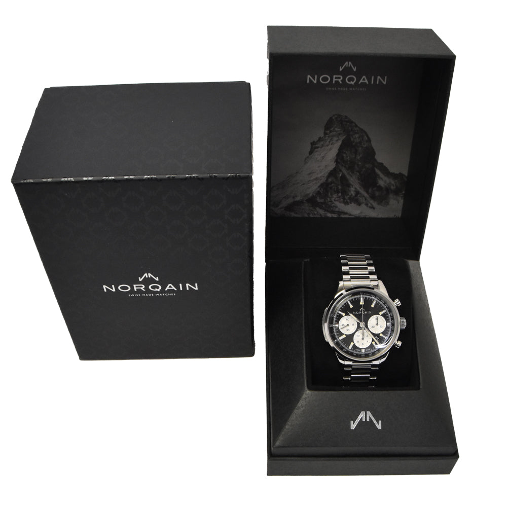 NORQAIN Freedom 60 N2200S22C/B221/201SC Chronograph black Dial Automatic Men's
 Watch C#144212