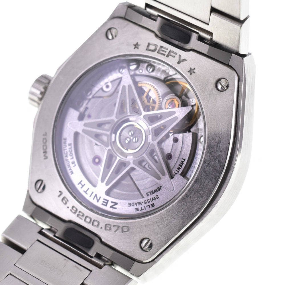 with paper ZENITH Defy Midnight 16.9200.670/03.MI001 diamond Blue shell Dial Automatic Men's
 Watch □#144216
