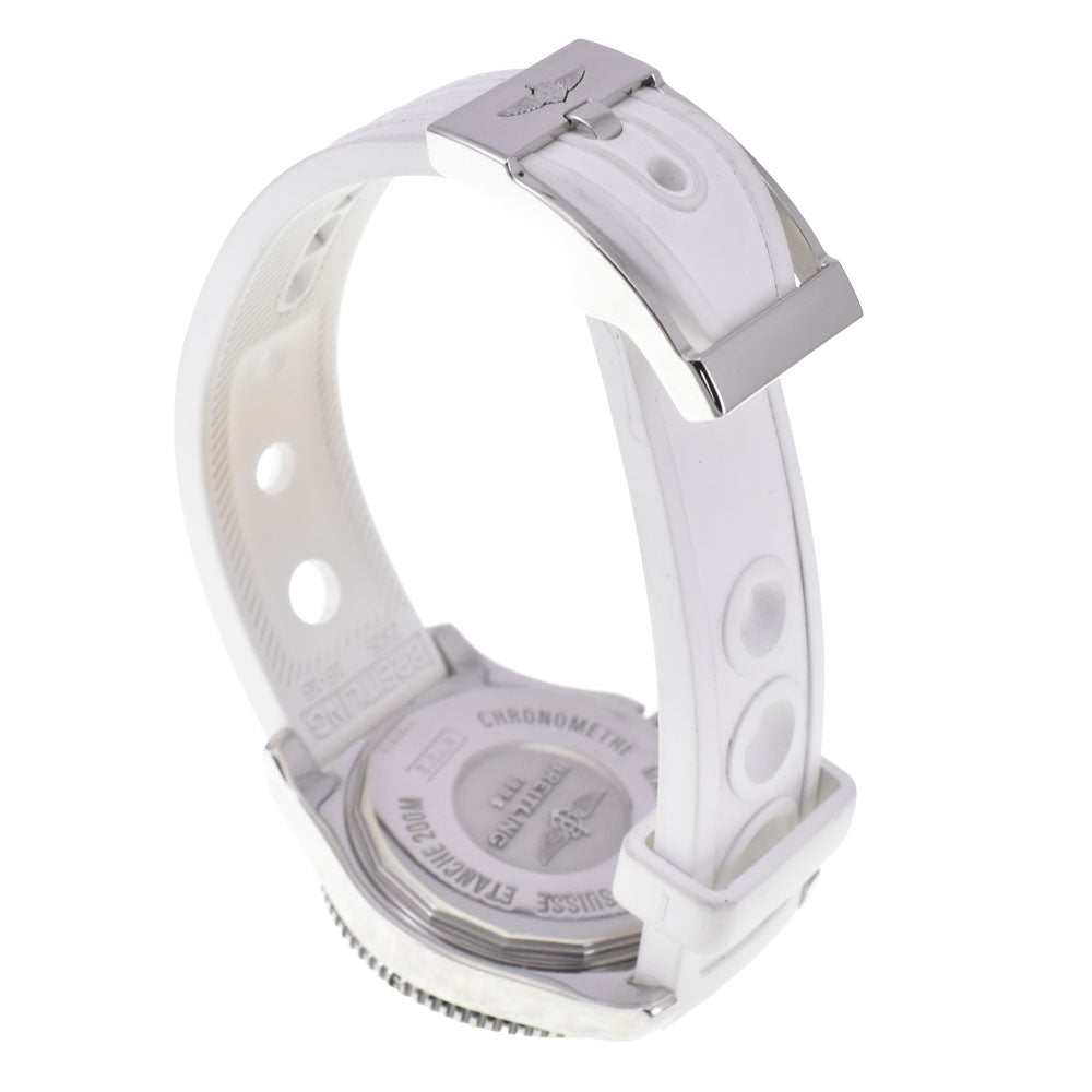 with paper BREITLING Super Ocean II A17312 Date white Dial Automatic Ladies
 Watch C#144217