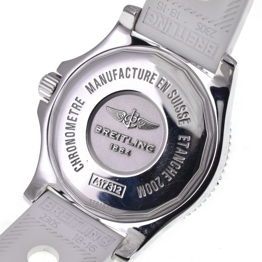 with paper BREITLING Super Ocean II A17312 Date white Dial Automatic Ladies
 Watch C#144217