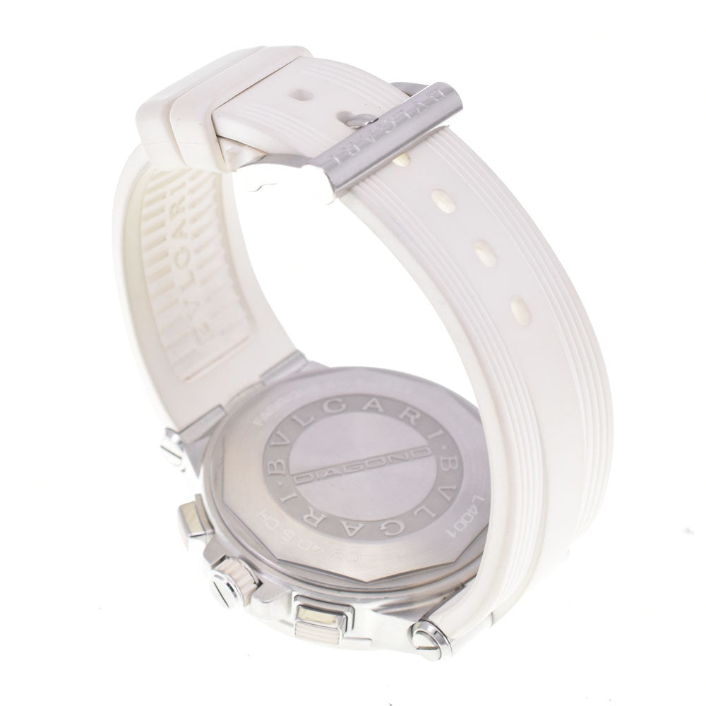 BVLGARI Diagono Chronograph DG40WSWVDCH/11 19P Diamond White / Silver Dial Automatic Men's
 Watch B#144219